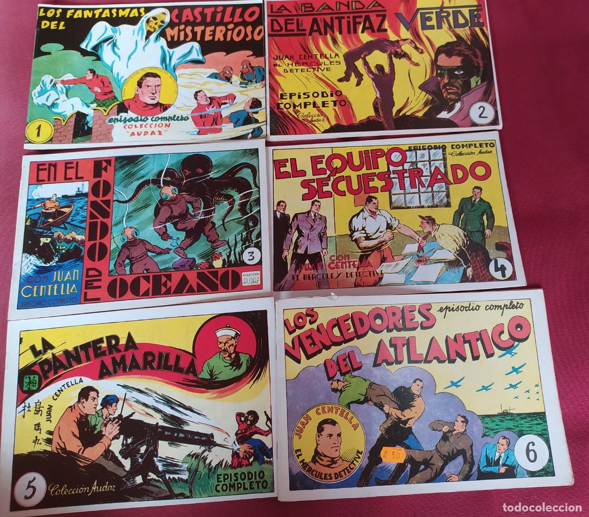 C&oacute;mics: Juan Centella- colecci&oacute;n audaz 1 al 6. Ibercomic MAM 1988 - Foto 1