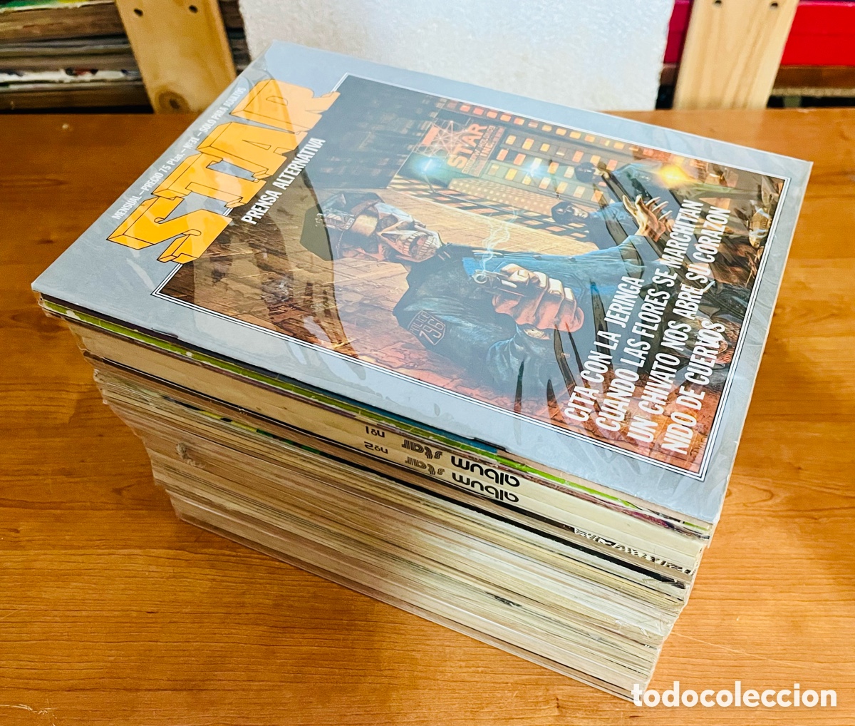 C&oacute;mics: COLECCI&Oacute;N STAR, 57 N&Uacute;MEROS COMPLETA, (PRENSA MARGINAL), EXCELENTE!!! - Foto 2