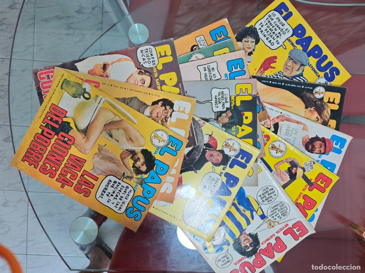 C&oacute;mics: Lote doce comics El Papus a&ntilde;os 70 - Foto 1