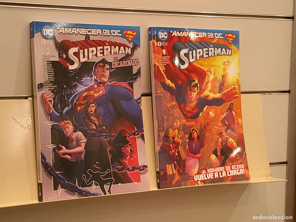 C&oacute;mics: LOTE N&ordm; 1 Y 2 EL AMANECER DE DC SUPERMAN - ECC OFERTA - Foto 1