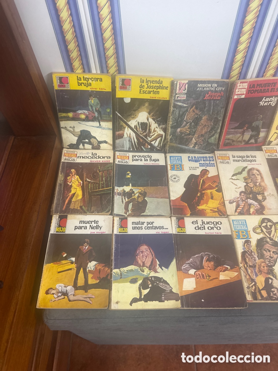C&oacute;mics: Lote de 21 Novelas policiacas - Foto 2