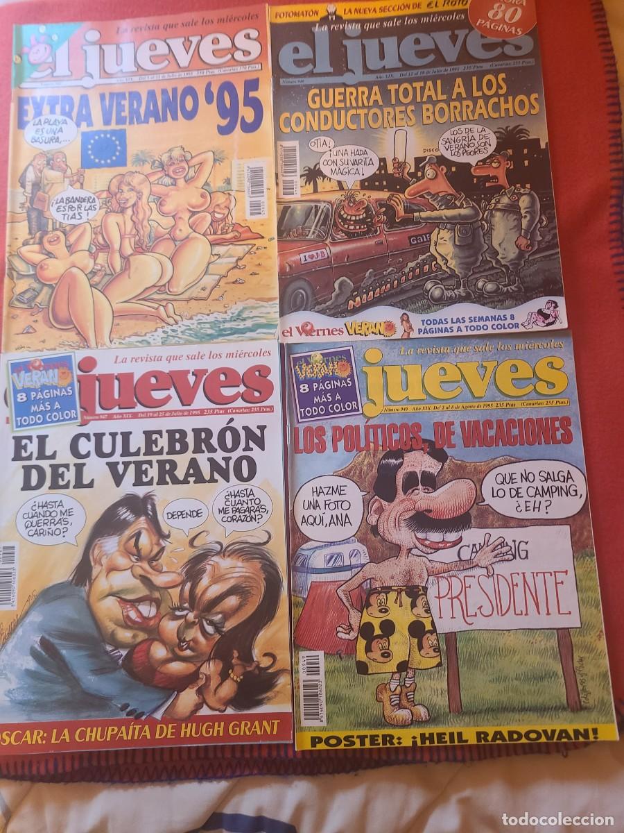 C&oacute;mics: El Jueves. Lote 5. 4 n&uacute;meros del a&ntilde;o 1995 - Foto 1