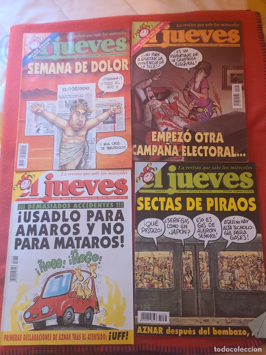 C&oacute;mics: El Jueves. Lote 6. 4 n&uacute;meros del a&ntilde;o 1995 - Foto 1