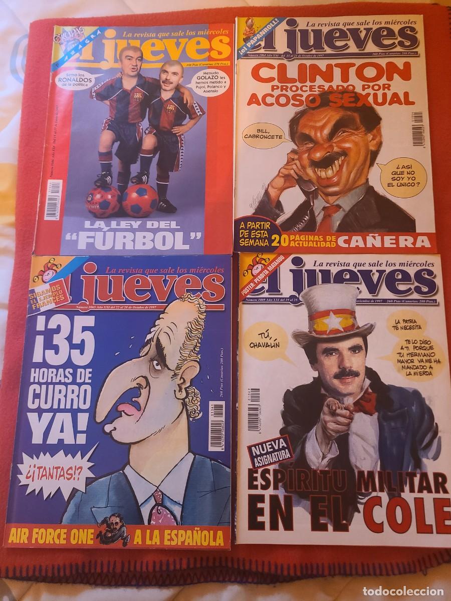 C&oacute;mics: El Jueves. Lote 11. 4 n&uacute;meros del a&ntilde;o 1997. - Foto 1