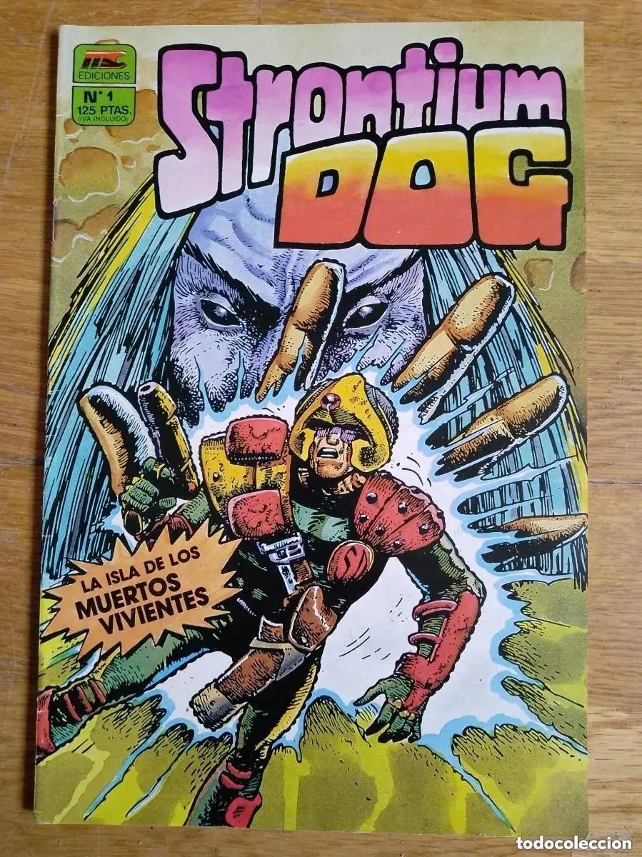 C&oacute;mics: STRONTIUM DOG. NUM 1. LA ISLA DE LOS MUERTOS VIVIENTES. MC EDICIONES - Foto 1