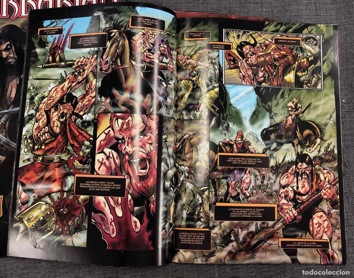 C&oacute;mics: BARBARIAN EL TRIUNFO DEL ACERO N&ordm; 1 AL 5, COMPLETA. ULTIMATE COMICS - Foto 2