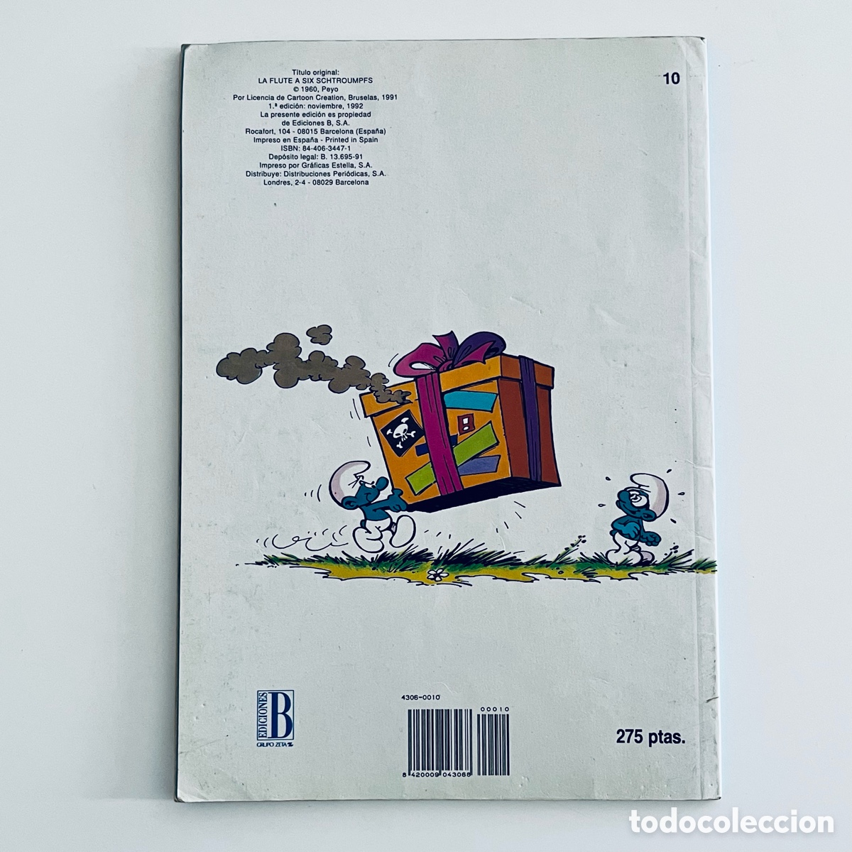 C&oacute;mics: Tebeo Comic La flauta de los pitufos 1&ordf; Edici&oacute;n 1992 Ole Ediciones B - Foto 4