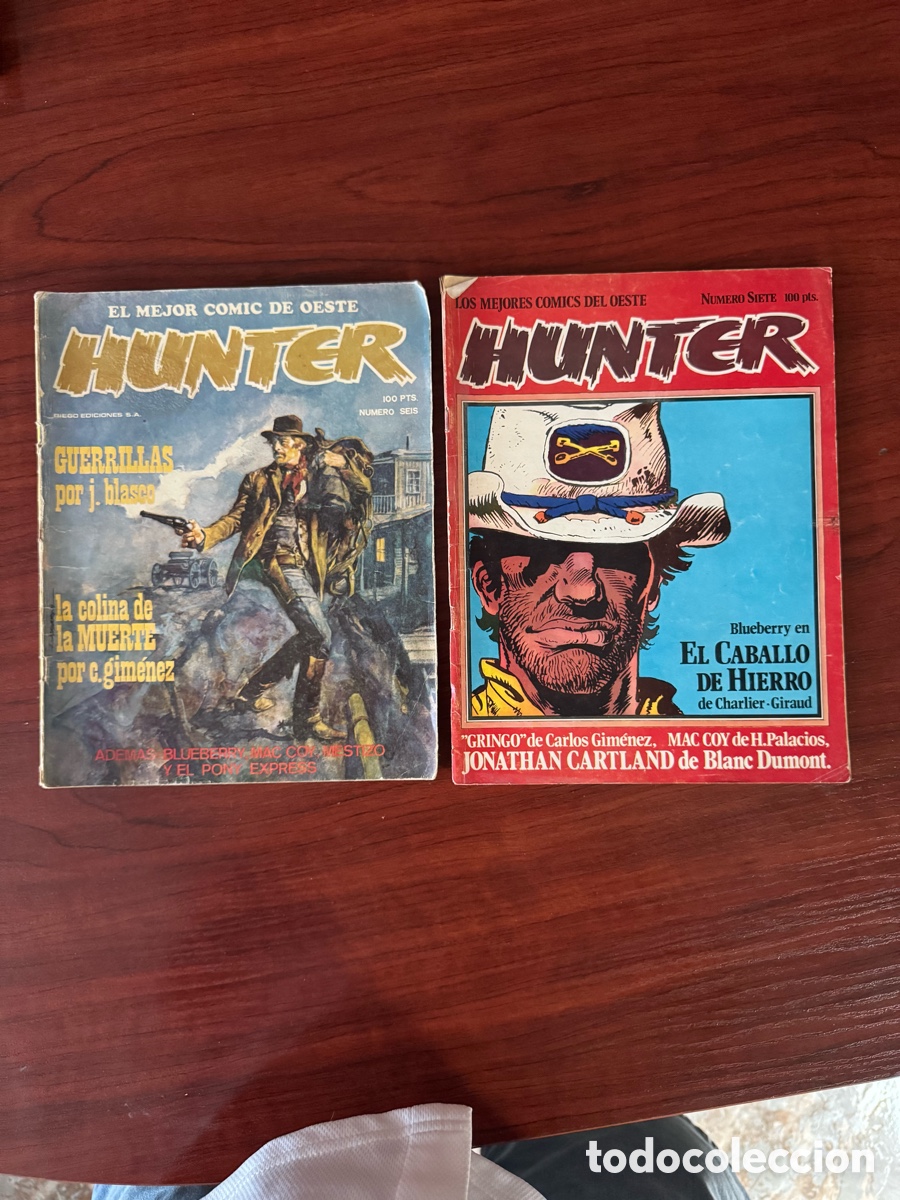 C&oacute;mics: 2 x c&oacute;mic revista hunter 6 y 7 c&oacute;mics del oeste - Foto 1