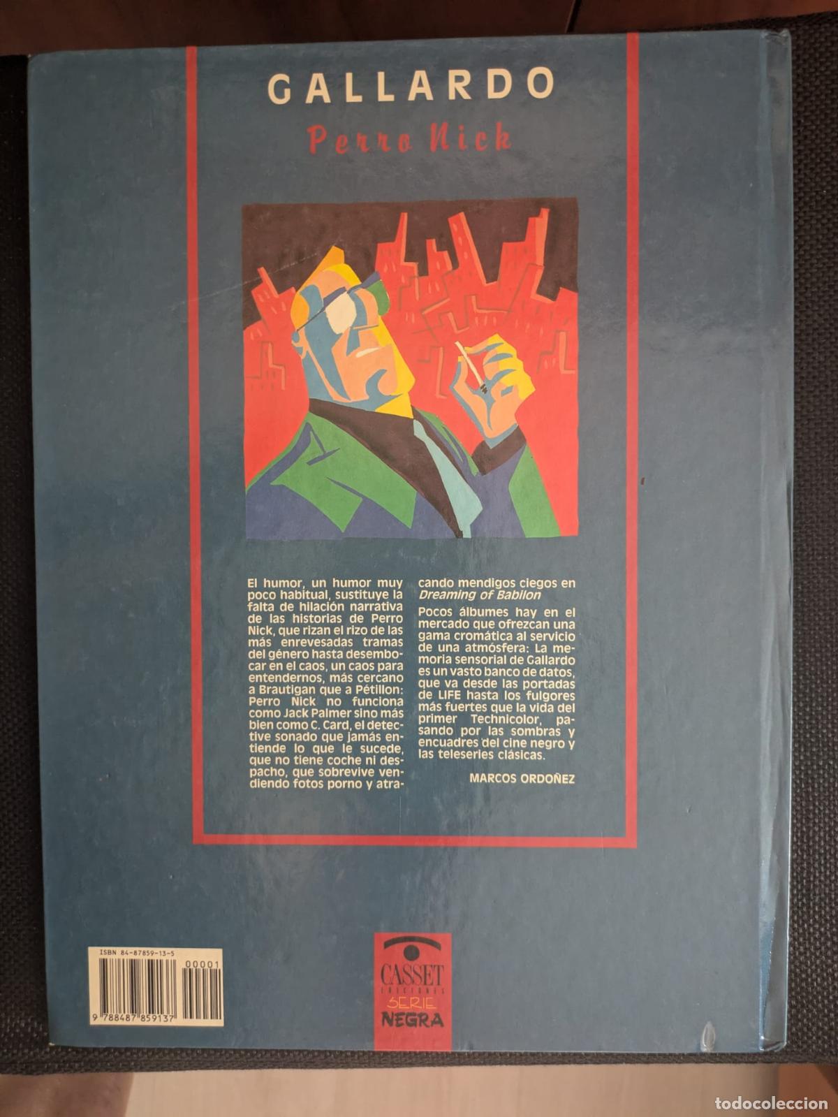 C&oacute;mics: PERRO NICK. Gallardo. Ediciones Casset. A&ntilde;o 1991. Tapa Dura. - Foto 2