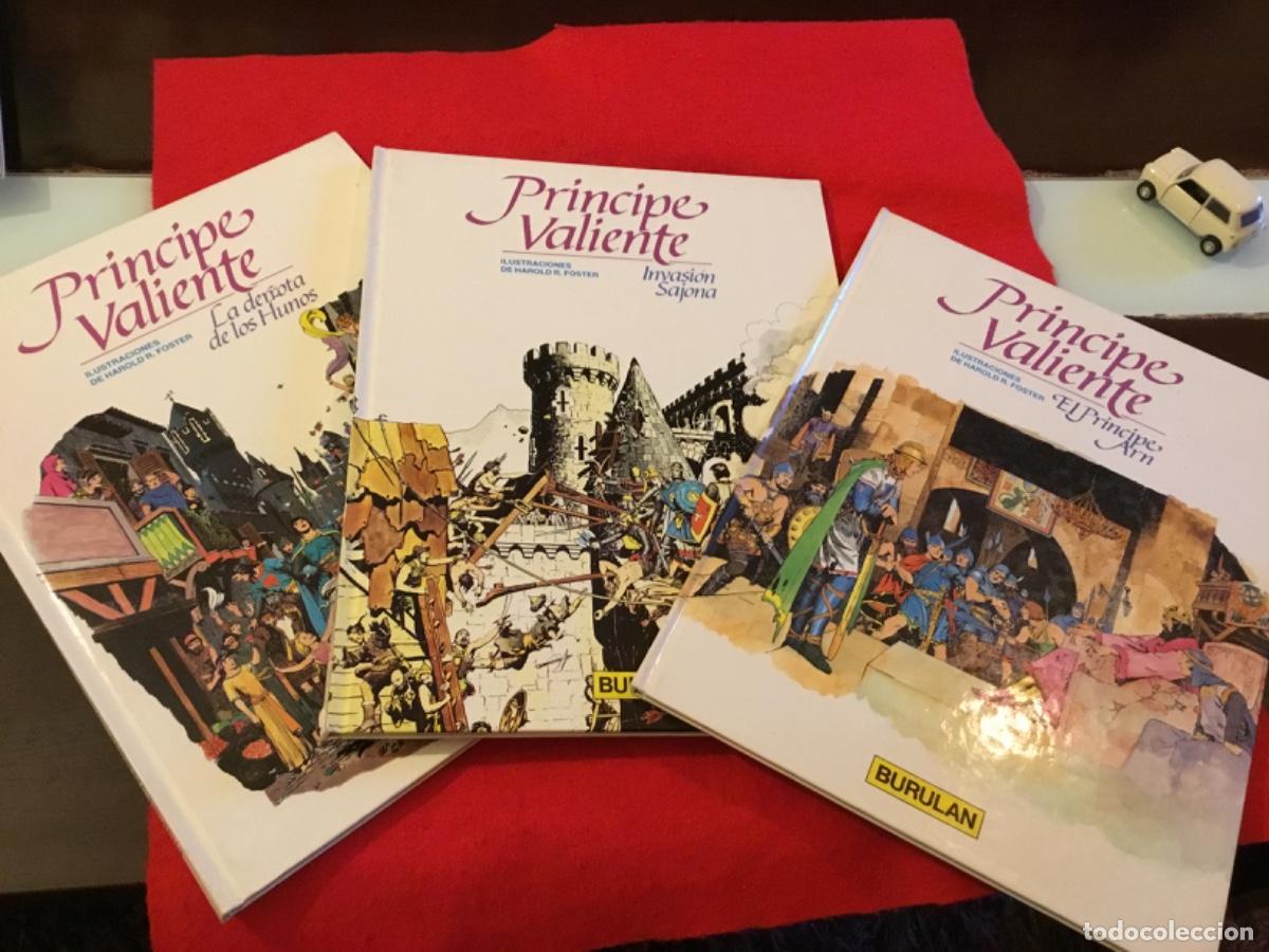C&oacute;mics: El pr&iacute;ncipe valiente (edit.Burulan) ,tres tomos - Foto 1