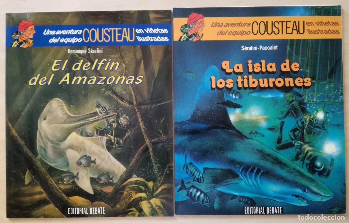 C&oacute;mics: COUSTEAU LOTE - EL DELFIN DEL AMAZONAS + LA ISLA DE LOS TIBURONES - PEDIDO MINIMO 7&euro; - Foto 1