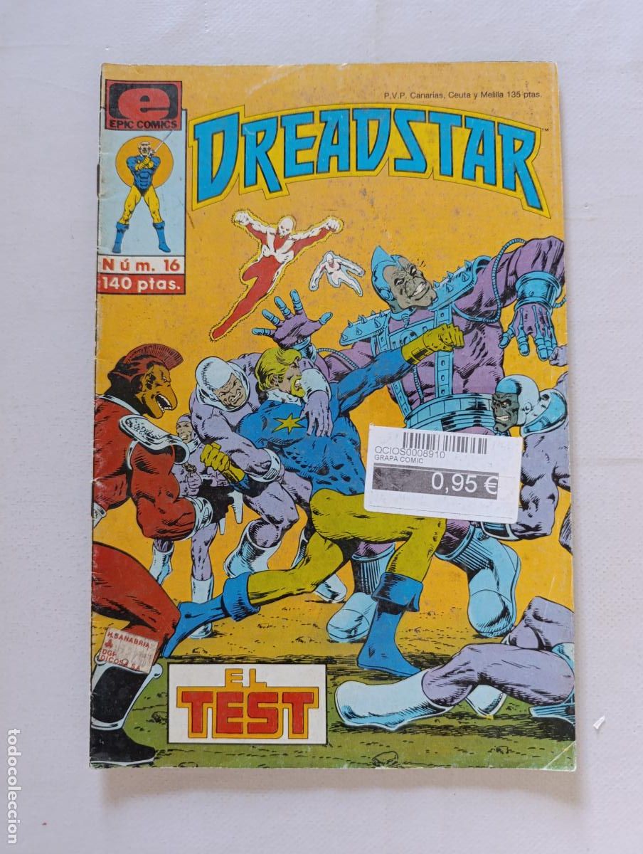 C&oacute;mics: DREADSTAR N&ordm; 16 - EPIC COMICS (GD) - Foto 1