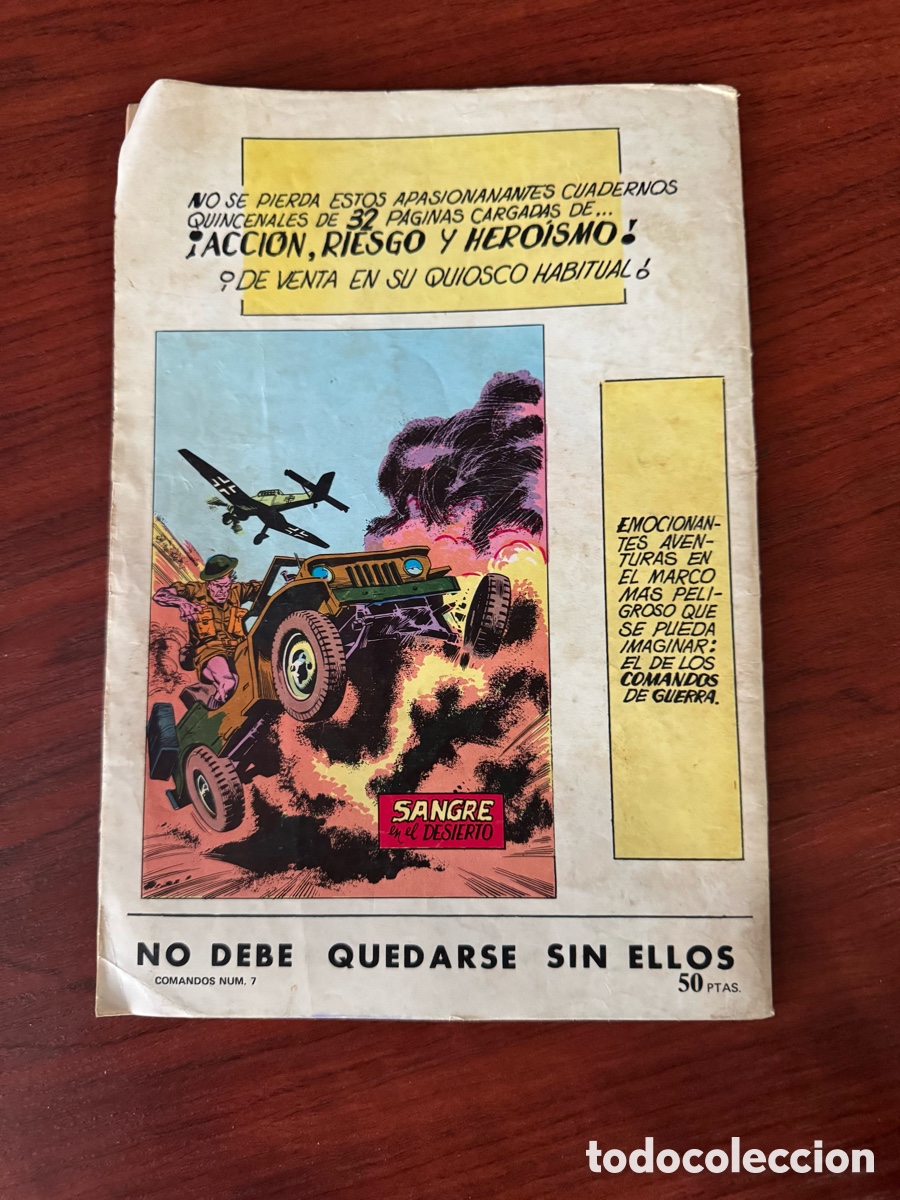 C&oacute;mics: C&ograve;mic revista tebeo Comandos acci&oacute;n misi&oacute;n tr&agrave;gica - Foto 2