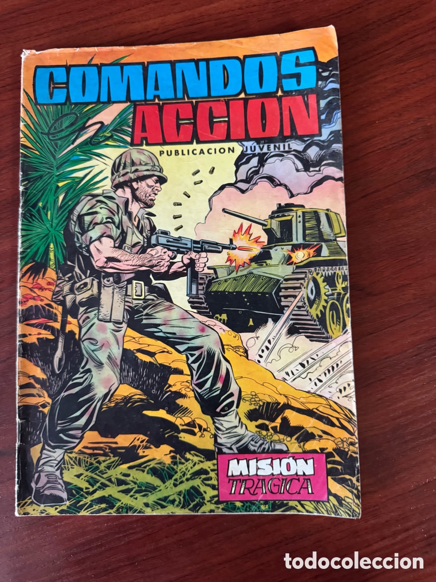 C&oacute;mics: C&ograve;mic revista tebeo Comandos acci&oacute;n misi&oacute;n tr&agrave;gica - Foto 1