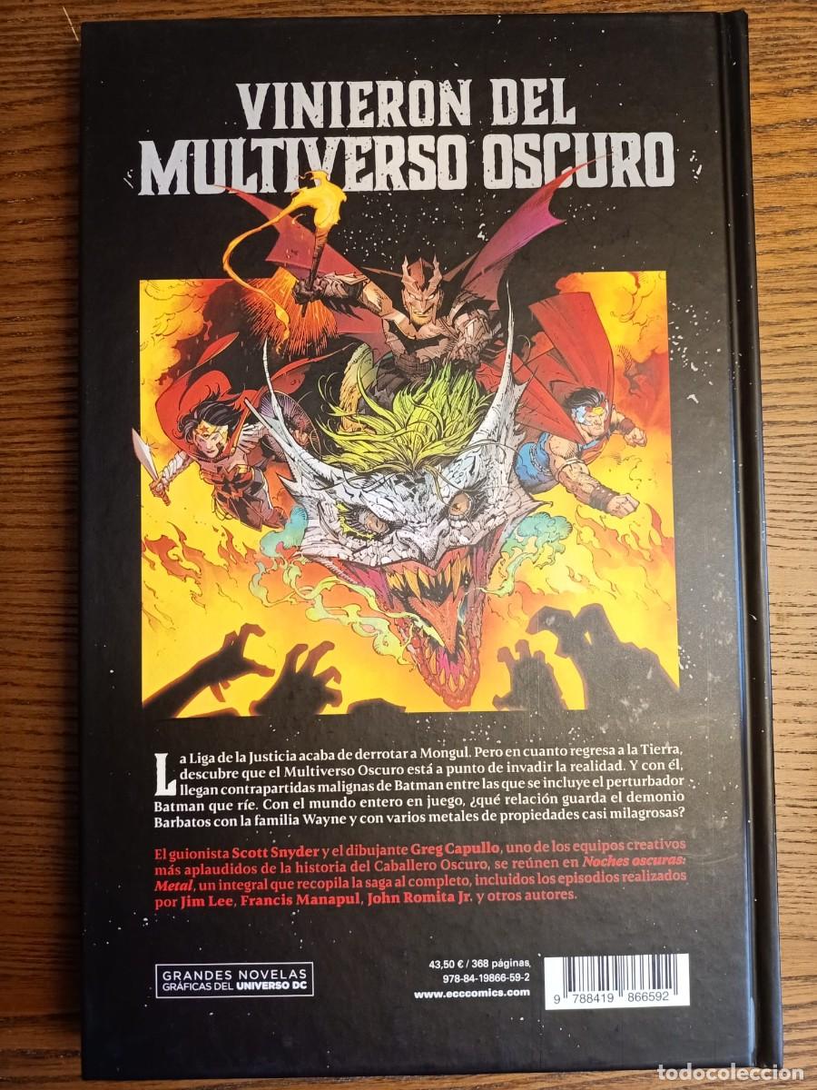 C&oacute;mics: NOCHES OSCURAS. METAL. Scott Snyder, Greg Capullo. ECC COMICS - Foto 2