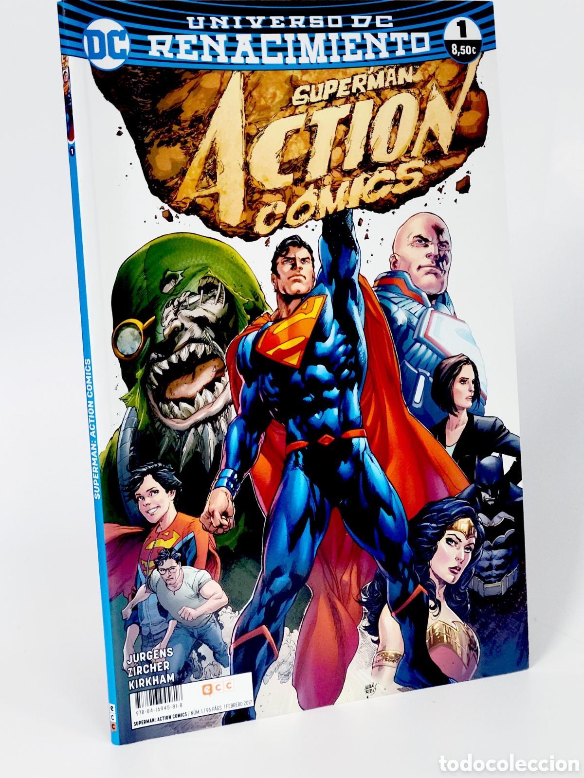 C&oacute;mics: C&Oacute;MIC DE KIOSCO SUPERMAN ACTION C&Oacute;MICS UNIVERSO DC RENACIMIENTO 1 ECC - Foto 1