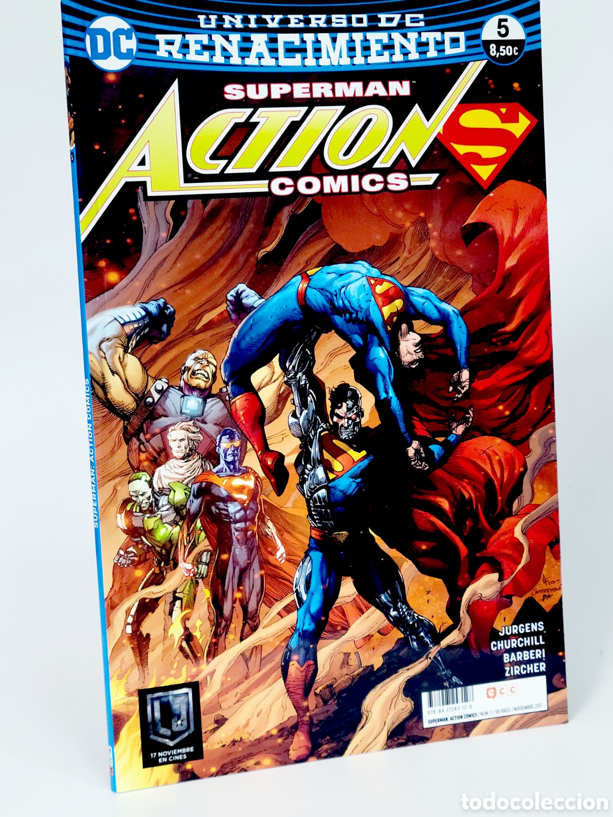 C&oacute;mics: C&Oacute;MIC DE KIOSCO SUPERMAN ACTION C&Oacute;MICS UNIVERSO DC RENACIMIENTO 5 ECC - Foto 1