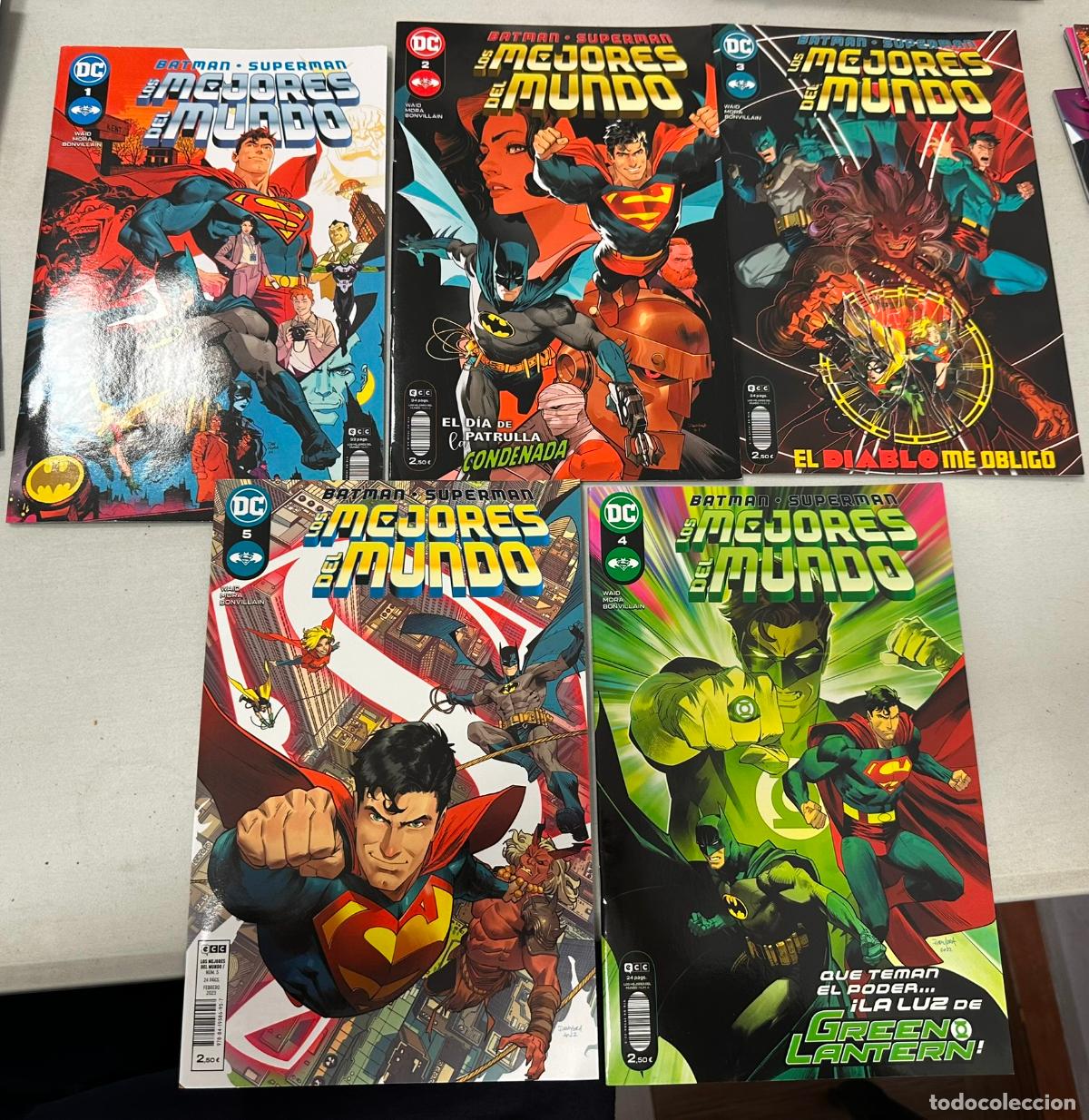 C&oacute;mics: Batman/Superman: Los mejores del mundo ecc numeros 1 al 5 - Foto 1