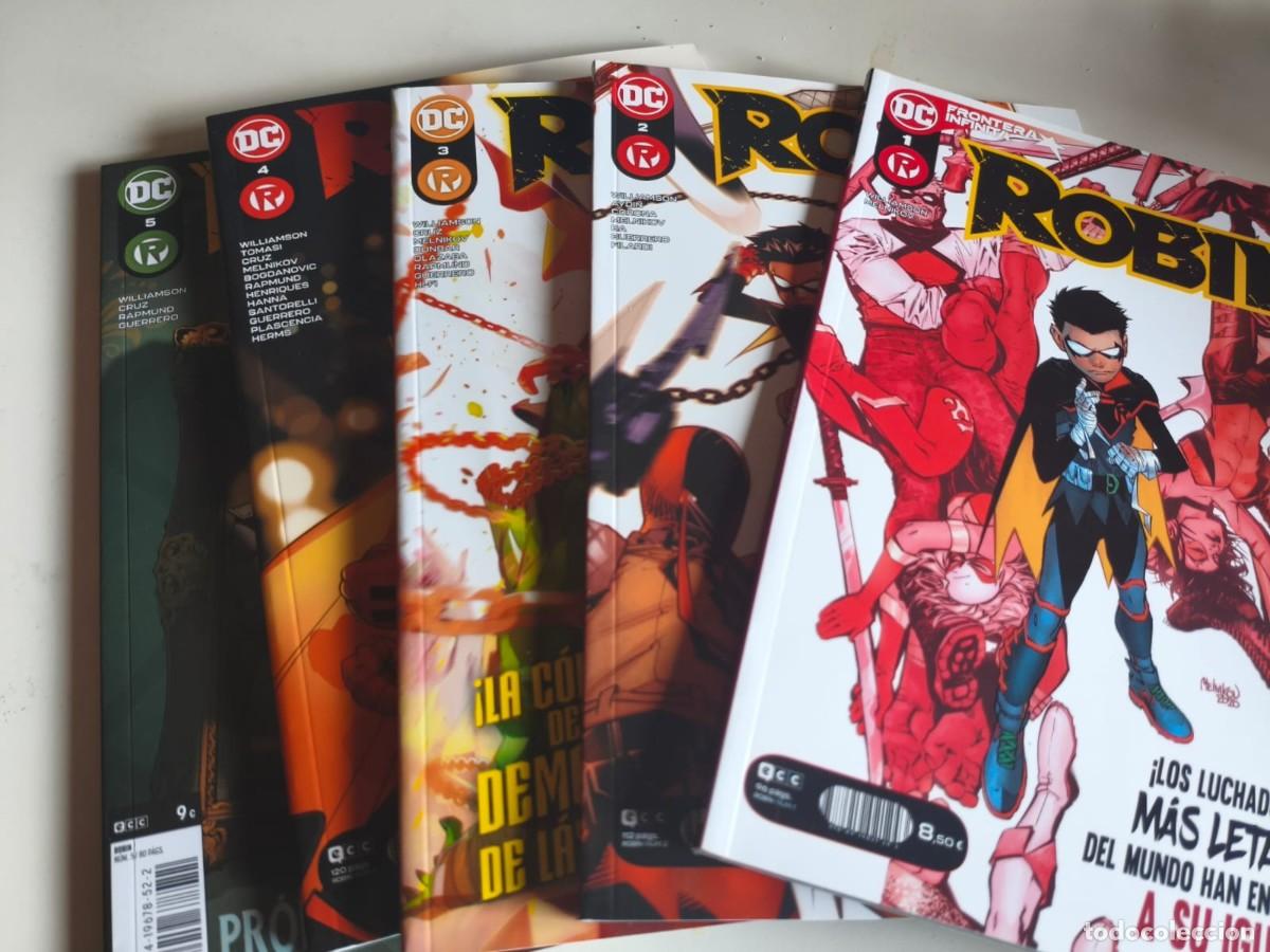 C&oacute;mics: ROBIN 2022-23 DC COMICS ECC COMPLETA EN 5 TOMOS - WILLIAMSON , MELNIKOV... DAMIAN WAYNE - Foto 1