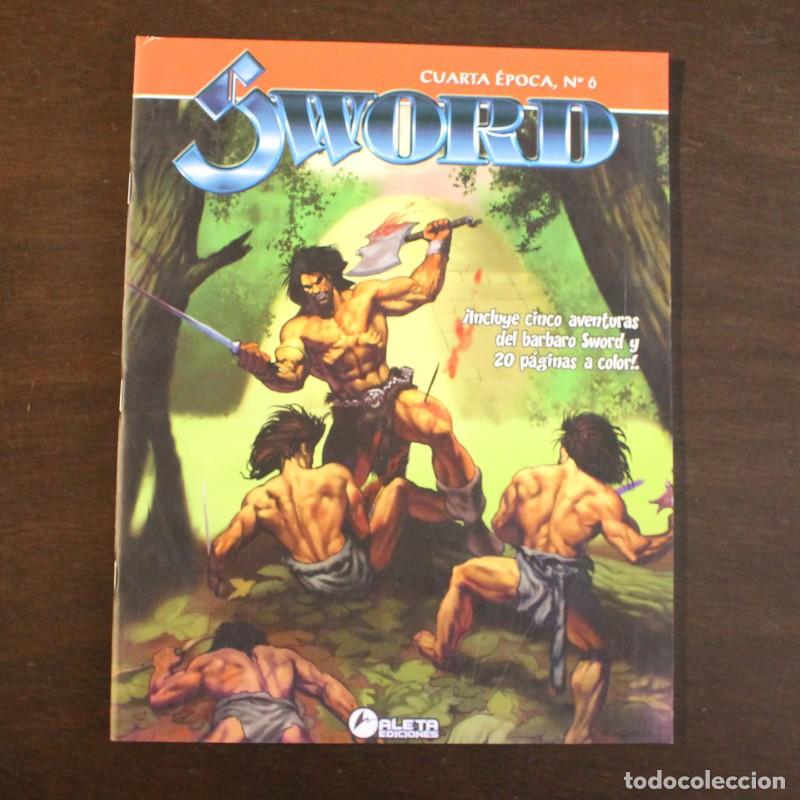 C&oacute;mics: SWORD CUARTA EPOCA 6 ALETA EDICIONES BARBARO CONAN - Foto 1