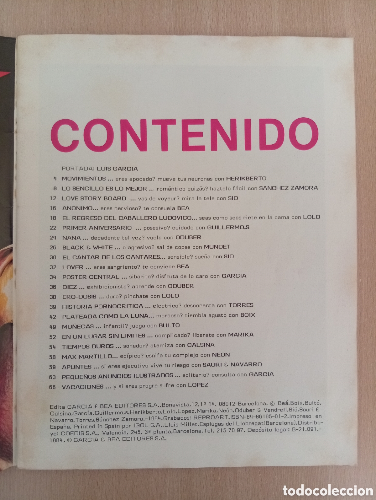 C&oacute;mics: RAMBLA. N&ordm; 24 (1984) - Foto 8