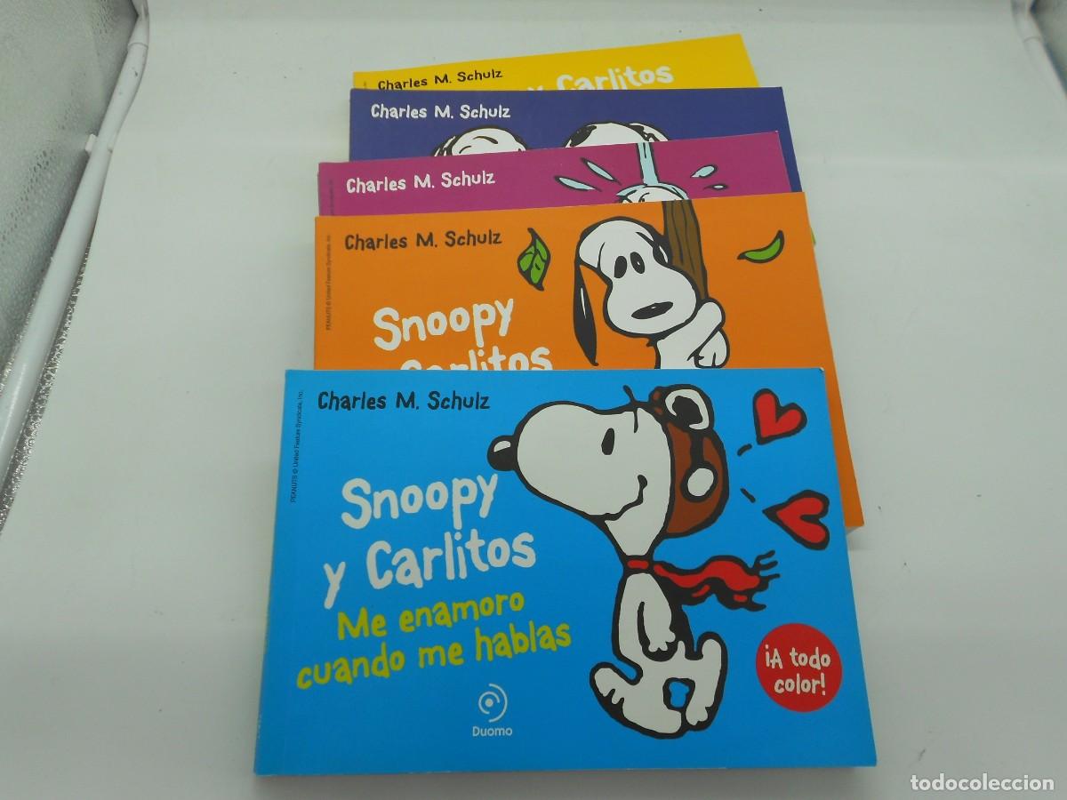 C&oacute;mics: lote de 5 libritos de tiras de snopy y carlitos duomo del 1 al 5 - Foto 1