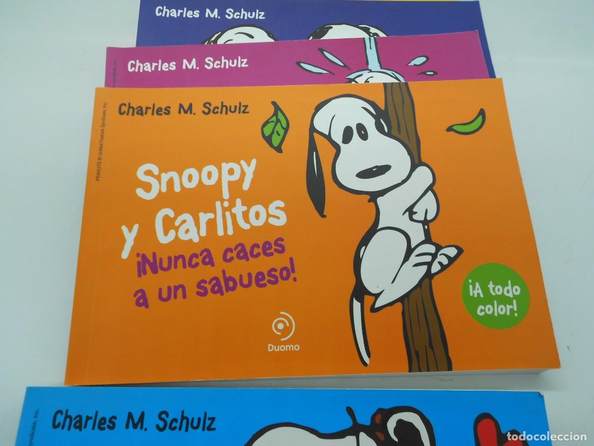 C&oacute;mics: lote de 5 libritos de tiras de snopy y carlitos duomo del 1 al 5 - Foto 2