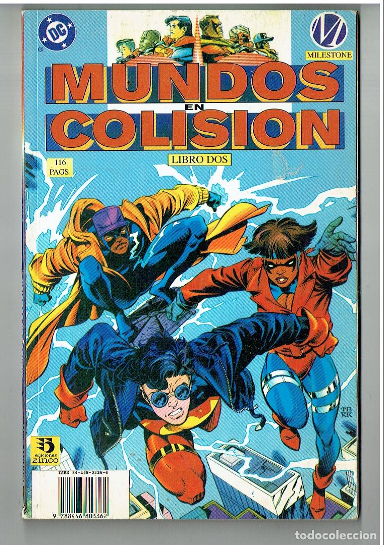 C&oacute;mics: MUNDOS EN COLISI&Oacute;N. LIBRO DOS. DC/ ZINCO 1995. (ST/B.1.1) - Foto 1