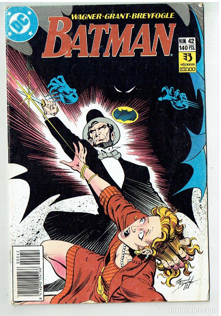 C&oacute;mics: BATMAN. N&ordm; 42. DC/ ZINCO 1988. (ST/B.1.1) - Foto 1