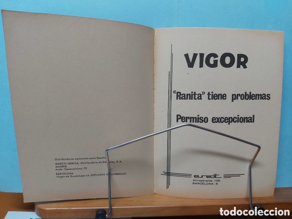 C&oacute;mics: * VIGOR * COLECCION COMPLETA 6 N&Uacute;MEROS * EDITORIAL EUREDIT 1970 * - Foto 14