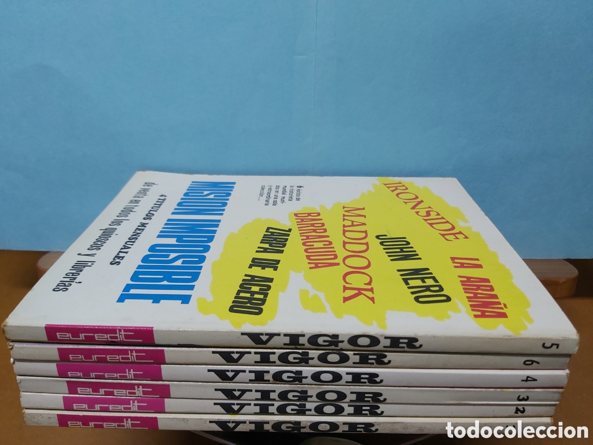 C&oacute;mics: * VIGOR * COLECCION COMPLETA 6 N&Uacute;MEROS * EDITORIAL EUREDIT 1970 * - Foto 19