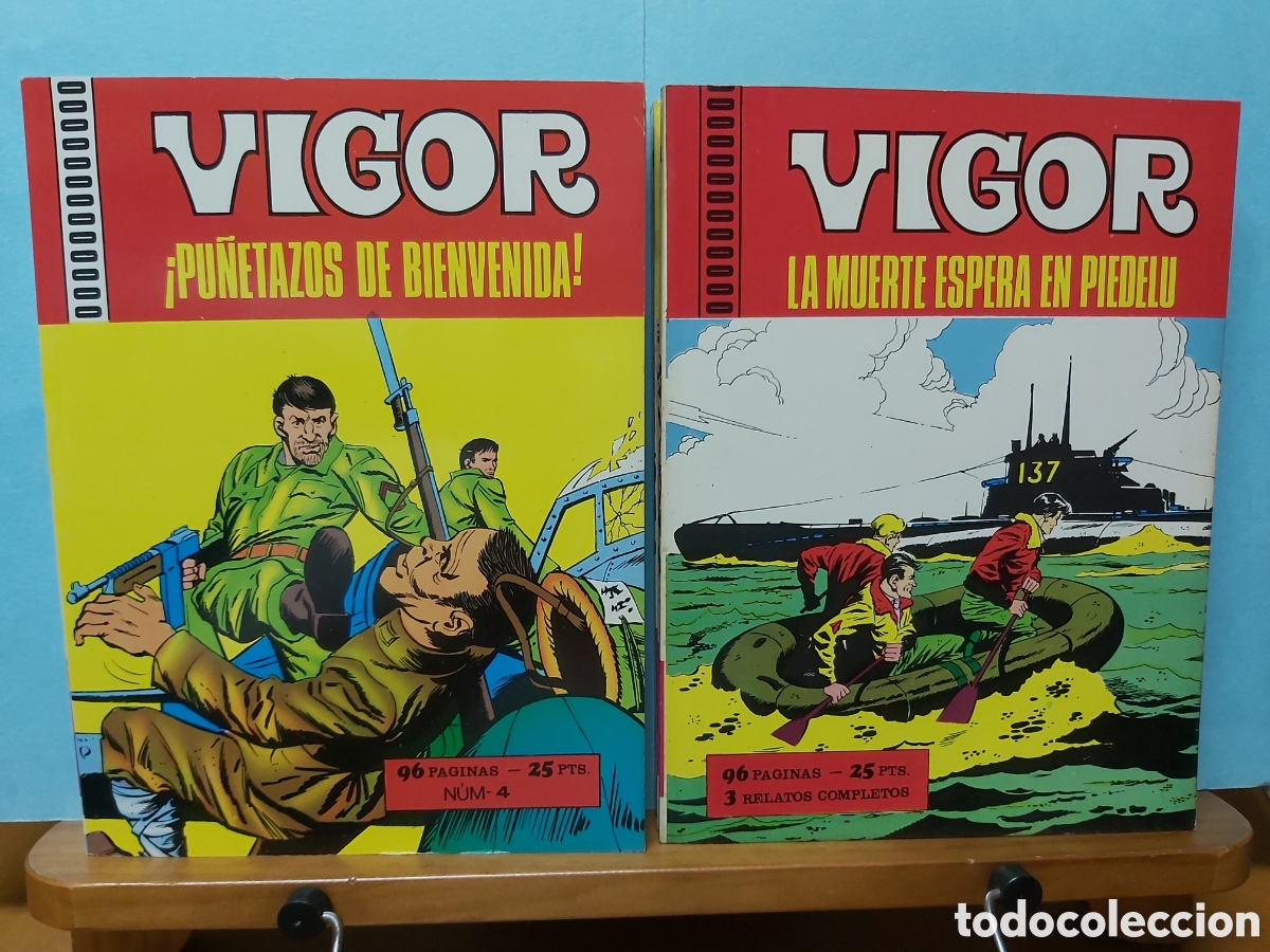 C&oacute;mics: * VIGOR * COLECCION COMPLETA 6 N&Uacute;MEROS * EDITORIAL EUREDIT 1970 * - Foto 1