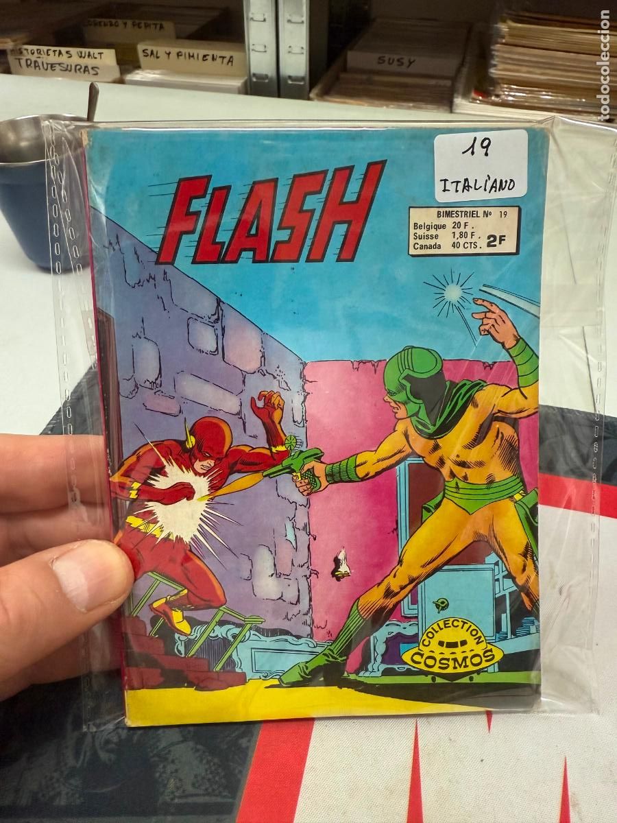 C&oacute;mics: FLASH EDICION ITALIANA NUMERO 19 BUEN ESTADO - Foto 1