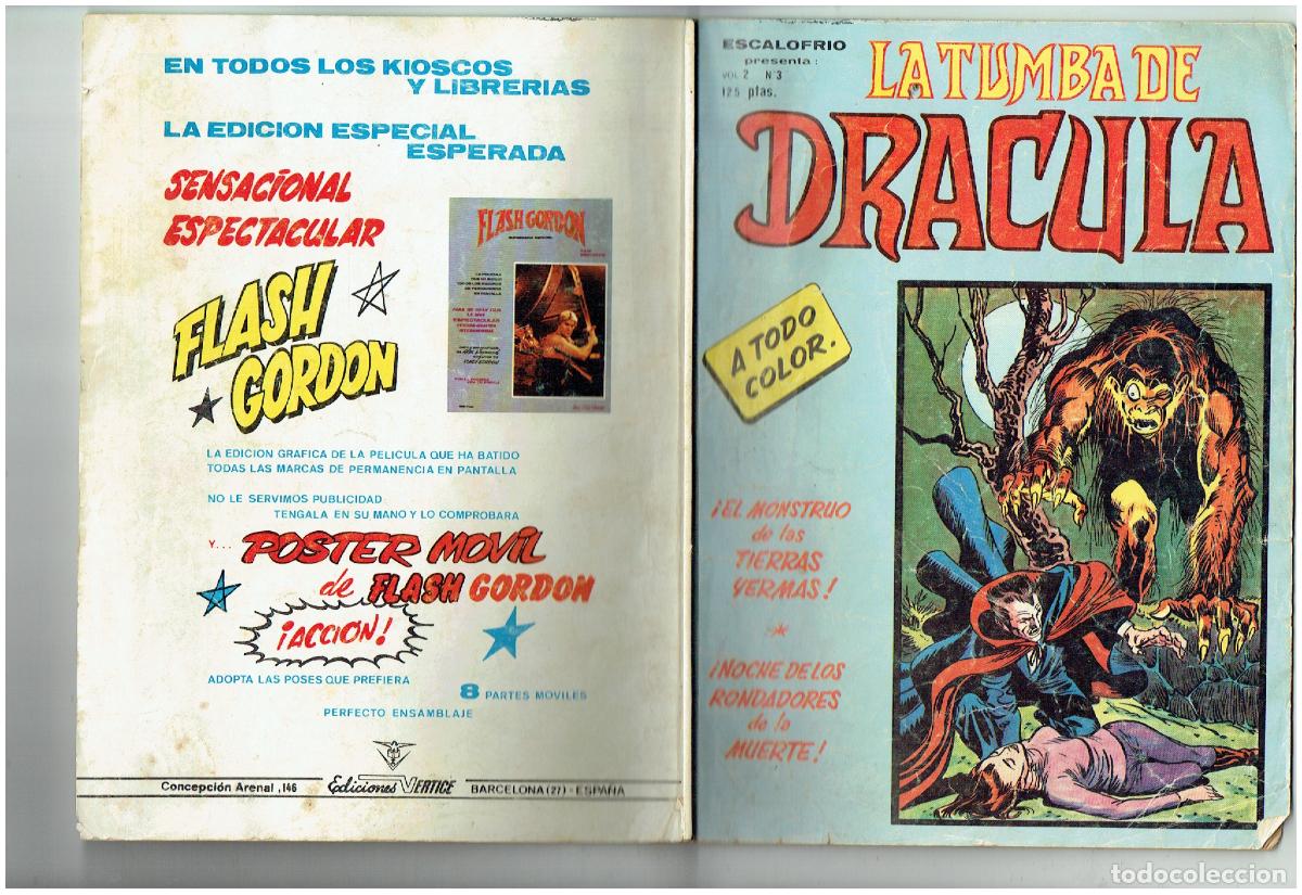 C&oacute;mics: LA TUMBA DE DR&Aacute;CULA. VERTICE. VOL. 2 - N&ordm; 3. (B/24BIS3) - Foto 2