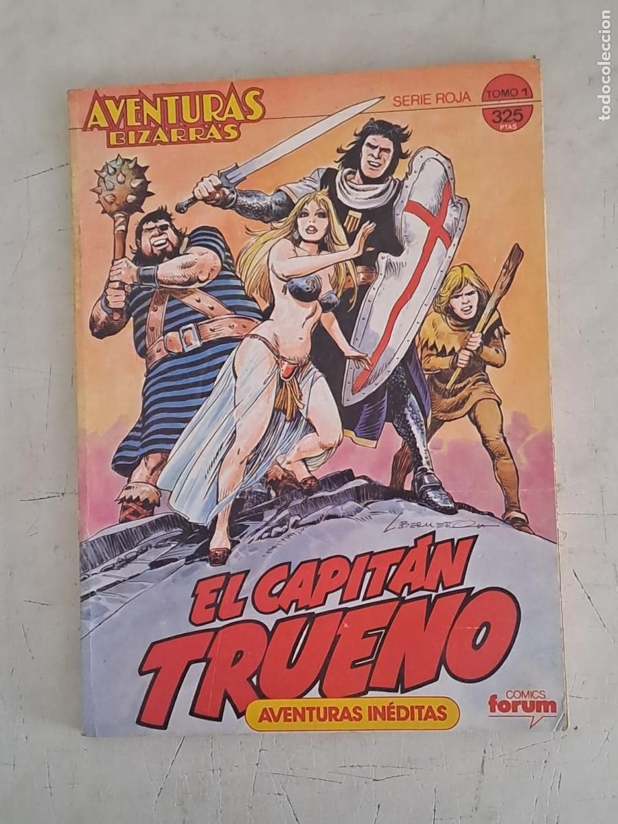 C&oacute;mics: Aventuras Bizarras tomo 1, el capit&aacute;n Trueno, F&oacute;rum en muy buen estado