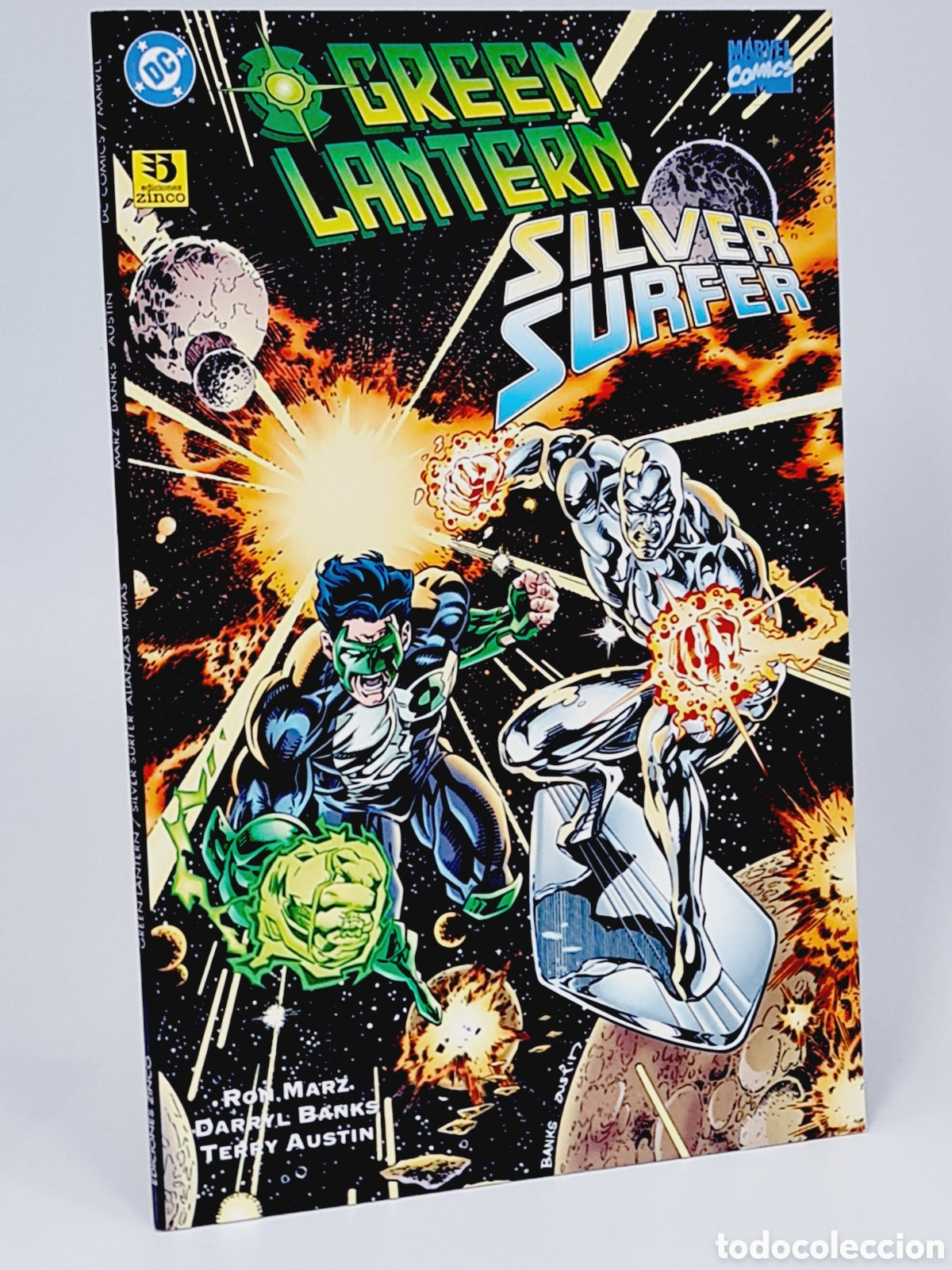 C&oacute;mics: C&Oacute;MIC DE KIOSCO GREEN LANTERN ALIANZAS IMPIAS CROSSOVER PRESTIGIO DC EDICI&Oacute;NES ZINCO - Foto 1