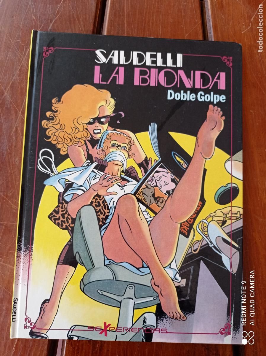 C&oacute;mics: LA BIONDA. DOBLE GOLPE. SAUDELLI. TAPA DURA. - Foto 1