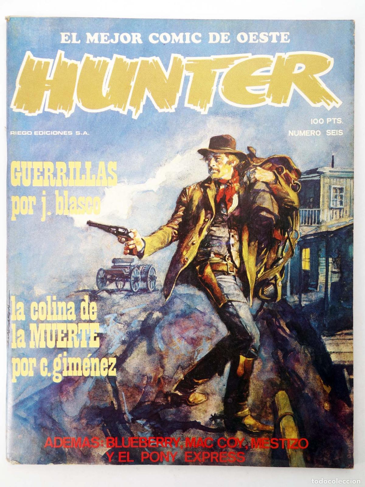 C&oacute;mics: HUNTER. EL MEJOR COMIC DEL OESTE 6. Riego, 1980. OFRT - Foto 1