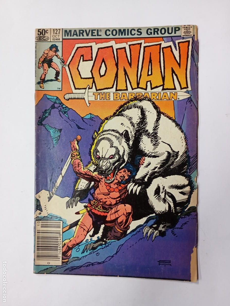 C&oacute;mics: CONAN THE BARBARIAN NO. 127. MARVEL COMICS. EN INGL&Eacute;S. TDKC36 - Foto 1