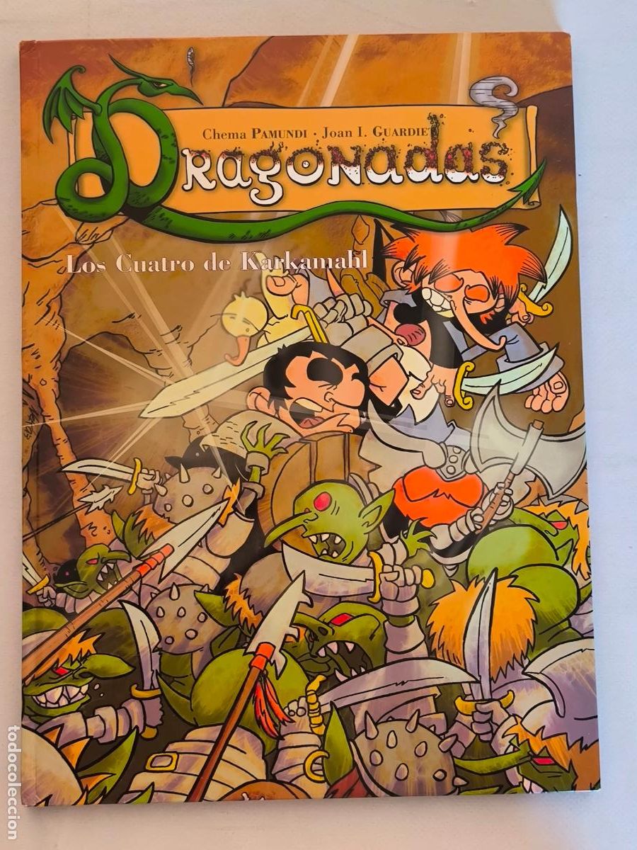 C&oacute;mics: DRAGONADAS - LOS CUATRO DE KARKAMAHL - DEVIR - TAPA DURA (Q1) - Foto 1