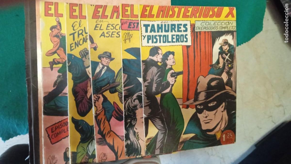 C&oacute;mics: El misterioso X, 5 numeros Bolsa JJ - Foto 2