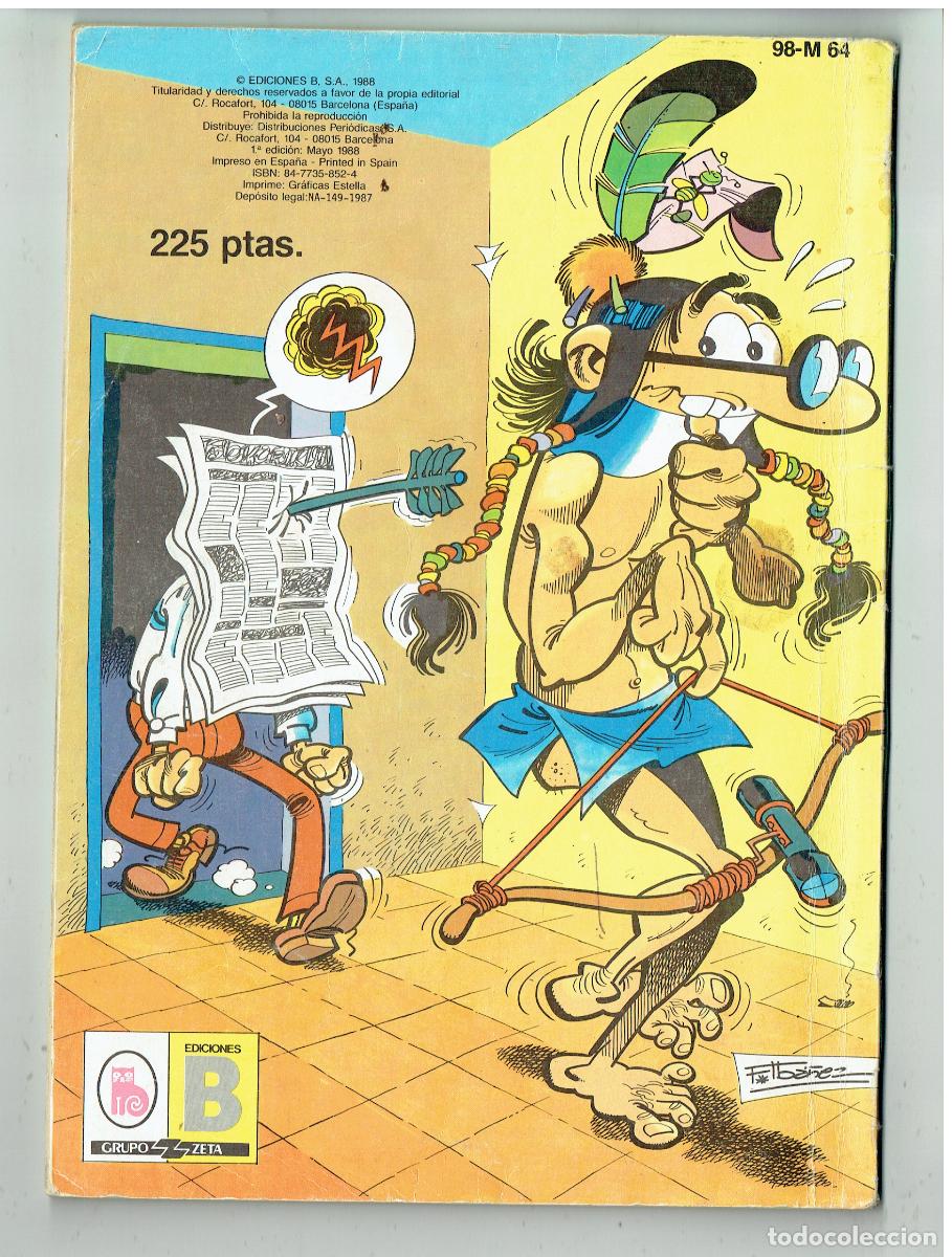 C&oacute;mics: OL&Eacute;!, MORTADELO Y FILEM&Oacute;N. N&ordm; 98 M. 64. EDICIONES B. 1988, (P/D44) - Foto 2