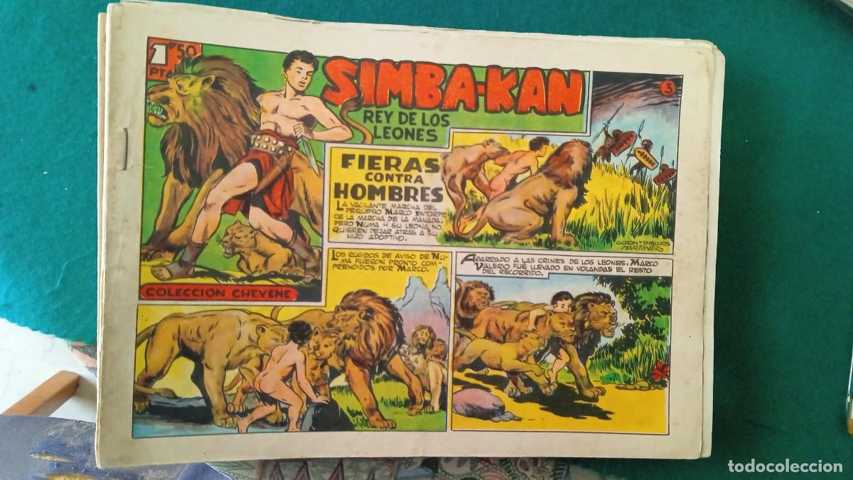 C&oacute;mics: Simba Kan 44 numeros, Marco en buen estado Bolsa JJ - Foto 2