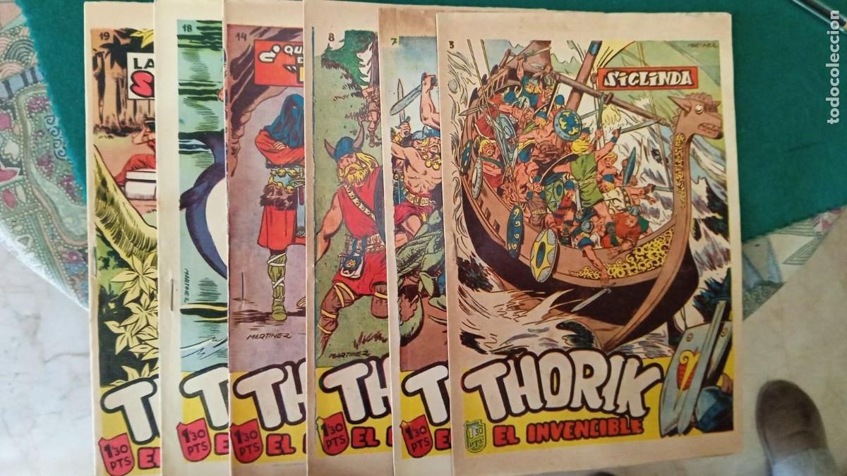 C&oacute;mics: Thorik el invencible 7 numeros Bolsa JJ - Foto 1