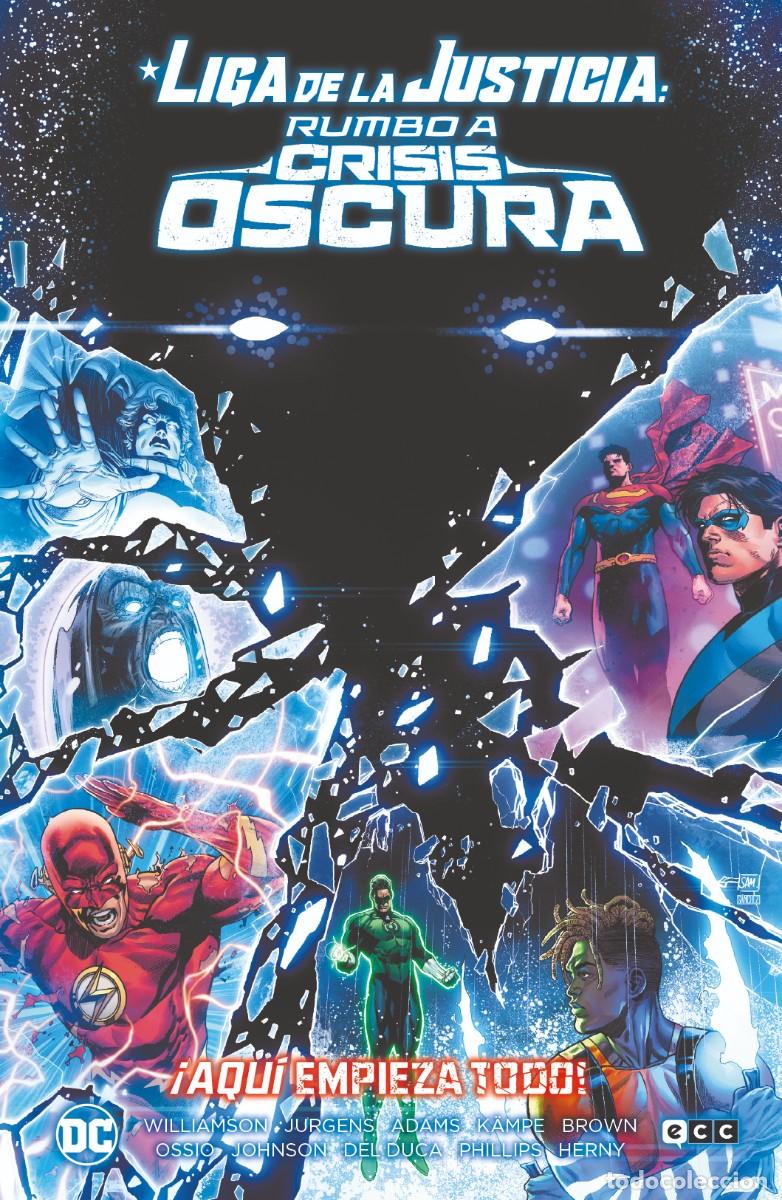 C&oacute;mics: LIGA DE LA JUSTICIA: RUMBO A CRISIS OSCURA - TOMO - ECC - Foto 1