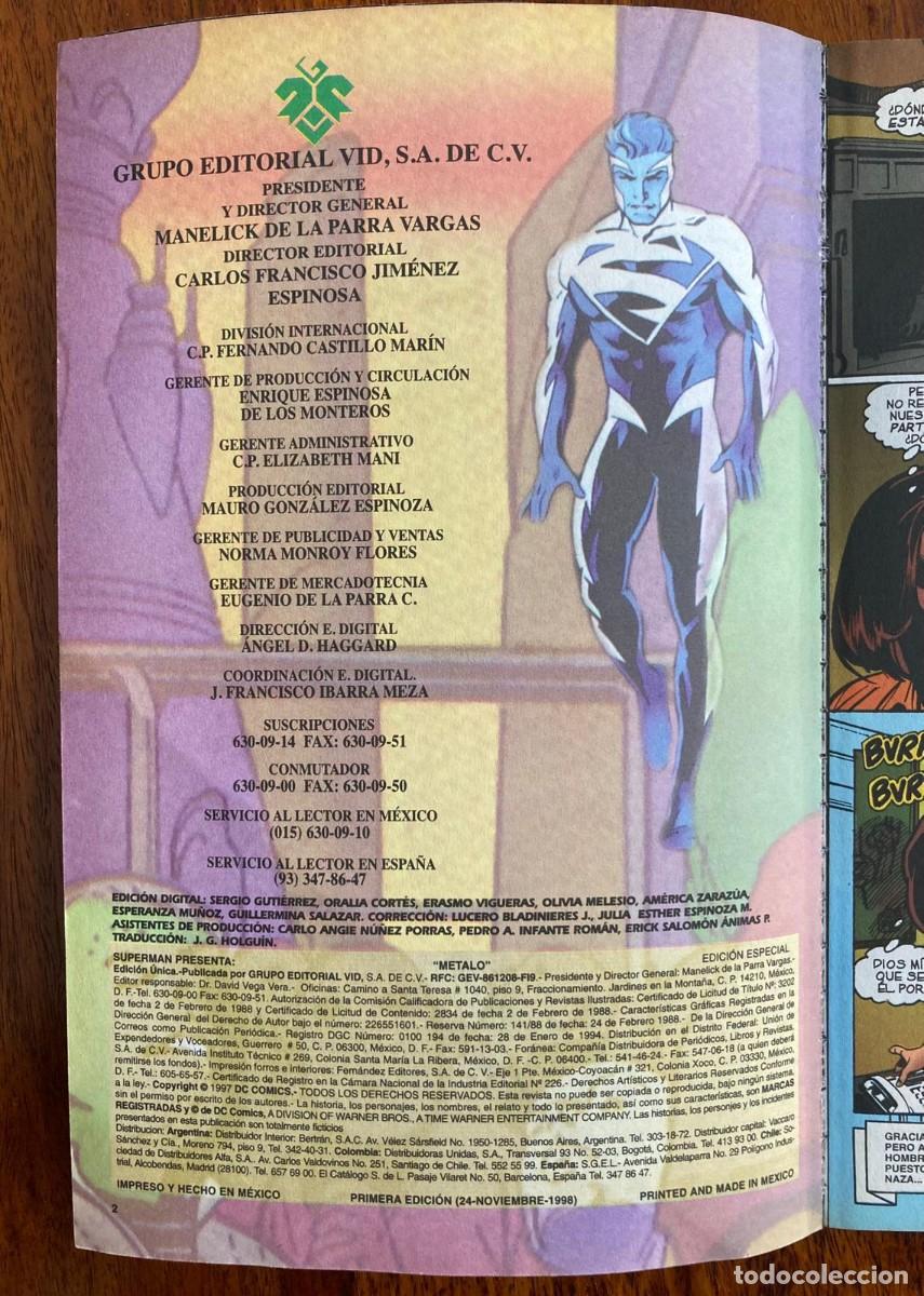 C&oacute;mics: C&oacute;mic SUPERMAN - METALO - Foto 3
