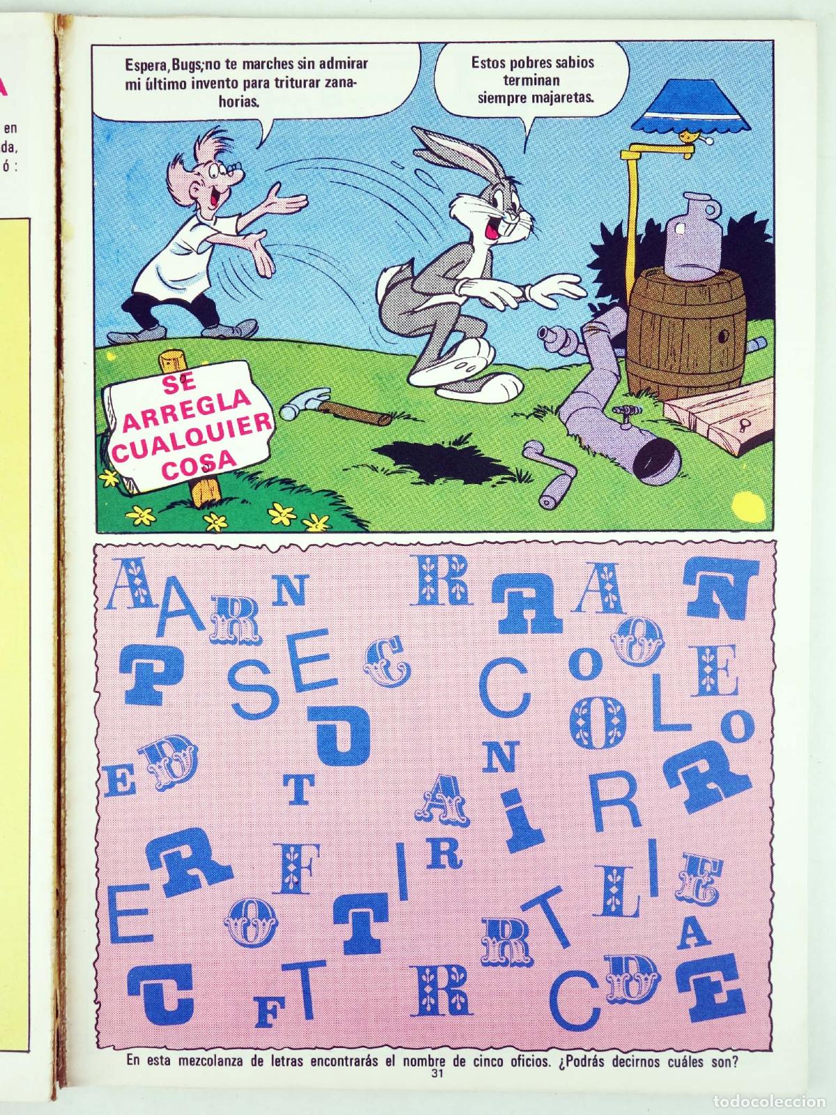 C&oacute;mics: PASATIEMPOS BUGS BUNNY. Laida, 1978 - Foto 2