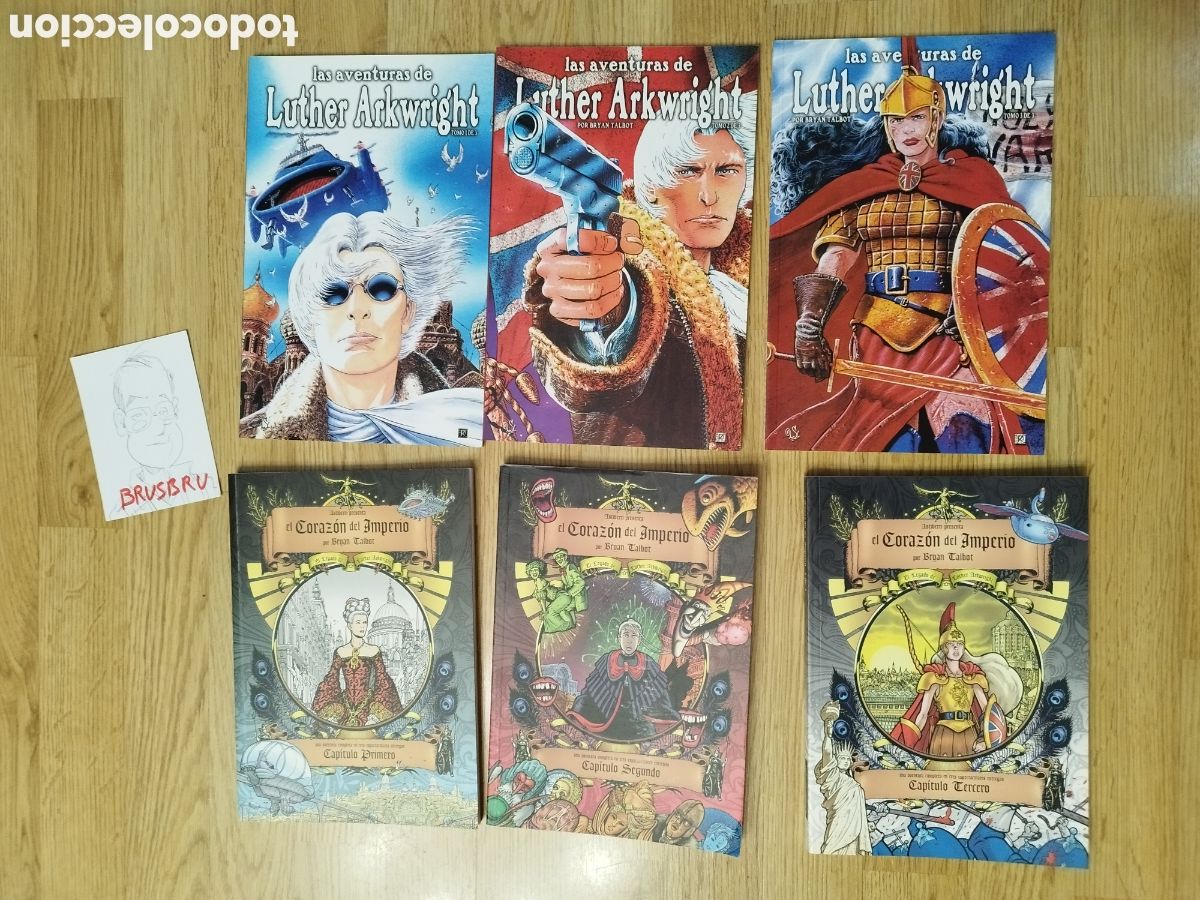 C&oacute;mics: LAS AVENTURAS DE LUTHER ARKWRIGHT, EN 3 TOMOS, EL CORAZON DEL IMPERIO, EN 3 TOMOS, BRYAN TALBOT - Foto 1