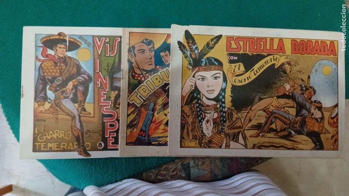 C&oacute;mics: El charro temerario 7, 8 y 27 Bolsa JJ - Foto 1
