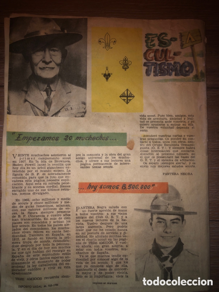 C&oacute;mics: 3 amigos n&uacute;mero 109(1960) - Foto 2